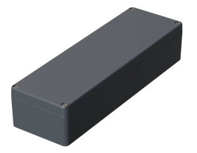 Bopla A 117 (01117000) - obudowa aluminiowa z uszczelką neoprenową (250 x 80 x 52 mm)