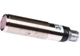 Czujnik laserowy odbiciowy M18x1 dł: 82mm dioda laserowa Sn: 100-16000 10-30V DC PNP złącze M12 4pin IP67 PR180424