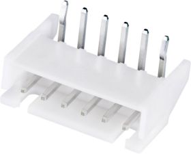 Listwa kołkowa, męska, standardowa JST 800529, Ilość pinów 4, Wymiary siatki: 2.50 mm, 1 szt.