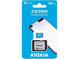 Karta pamięci microSD 64 GB UHS-I U1 Kioxia z adapterem