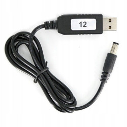 USB to 12V 1A DC 2.1/5.5 Plug Step-Up Voltage Converter
