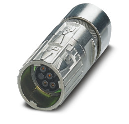 Złącze wielostykowe przemysłowe 6-pinowe M17 Montaż na kablu Gniazdo Phoenix Contact