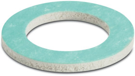 Flat seal, M12, (W x H) 20 x 1.6 mm, centellen, green, for IP68, 3241174