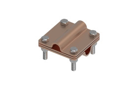 Złącze uniwersalne 3-elem. 80x80 pręt16-pręt16 miedź 215.5.1 CU 21501503