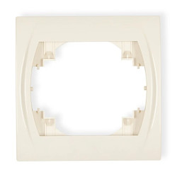 LOGO Ramka pozioma pojedyncza beżowy 1LRH-1