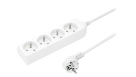 Przedłużacz 4-Gniazda Z/U 16A 5M /Omy 3X1,5/ Biały Ps-470 T-02220
