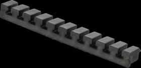 BIM/ADAPTER PCB adapter for horizontal mounting in RND housings