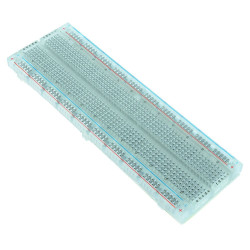 Transparent 830 Point Solderless Breadboard