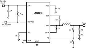 2x1.5mm, 8-40V Wide Vin, 600mA, Constant On-Time Non-Synchronous Buck Regulator