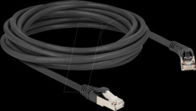 80499 RJ45 Network Cable Cat.6A S/FTP plug 45° right angled to plug st