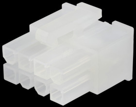 5557-08R / 3901-2080 Molex crimp housing - Mini-Fit Jr. 2x4-pin - socket