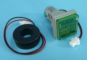 W/A/C 20-500VAC GREEN LED KWA.31x31mm