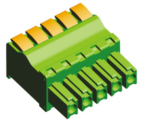 Złącze PCB 5 -pinowe raster 3.81mm Montaż na panelu TE Connectivity