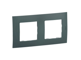 NOWE NILOE Ramka 2 podwójna oliwkowa olive green NP112OL LEGRAND
