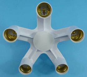 ADAPTOR ROZGAŁĘŹNIK E-27-&gt;5xGN.E-27