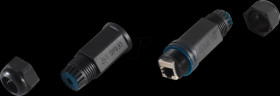 BS08-01042 Patch cable coupling connector, Cat. 6, IP67, outdoor
