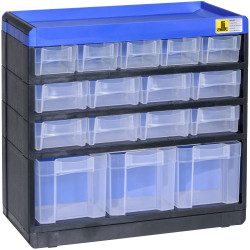 Allit 464600 VarioPlus Pro Container 300x285x135mm Black/Blue 1pc