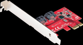 2P6G-PCIE-SATA-CARD PCIe x1 &gt; 2x SATA