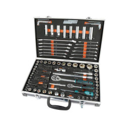 Brüder Mannesmann M98432 Green Line Bit Set 232-Piece in Aluminium Case