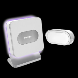 Philips WelcomeBell MP3 dzwonek bezprzewodowy. 8 melodii. funkcja wgrywania MP3. zakres działania max. 300m 531114