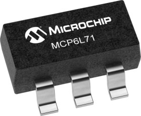 MCP6L71T-E/OT Wzmacniacz operacyjny Microchip Powierzchnia 1 SOT-23 2 MHz 6 V 5-pinowy