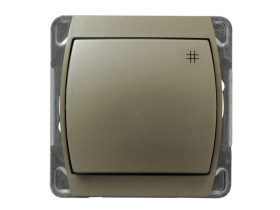 GAZELA Wyłącznik krzyżowy satyna ŁP-4J/m/16/16 OSPEL