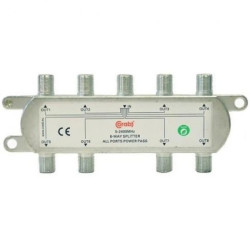 Rozgałęźnik sygnału splitter 5-2400Mhz 8 wyjść power pass CORAB