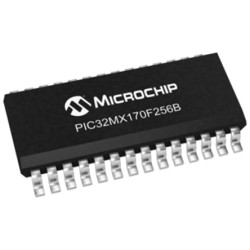 Mikrokontroler Microchip PIC32M SOIC 28-pinowy Montaż powierzchniowy PIC 256 + 3 kB 32bit 50MHz RAM:64 kB Flash 2,3