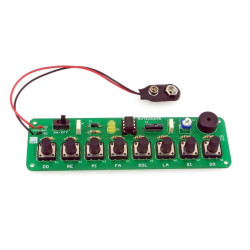 Pianino w wersji mini. Zestaw DIY do nauki lutowania AVT EDU635