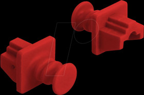 86510 Dust Cover for RJ45 jack 10 pieces red