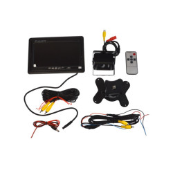 Kamera cofania + monitor 7" LCD 12/24V ZESTAW BUS TIR DOSTAWCZE