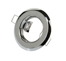 Oprawa halogenowa stała okrągła chrom