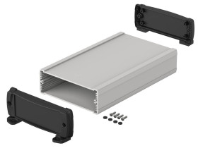 BOPLA ELP 1240-0200 DW (83124200.S7) - profil aluminiowy zamknięty z pokrywą do montażu naściennego (120 x 42 x 200 mm)