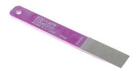 Diamond hone w/handle,medium grade 400