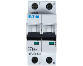 Wyłącznik nadprądowy 1P+N B 6A 6kA AC CLS6-B6/1N-DP 270439