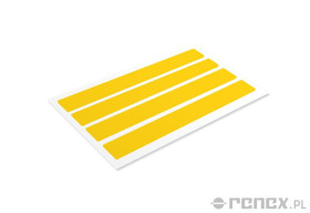 Łączniki żółte, samoprzylepne do taśm z komponentami SMD 8mm/op 1000szt./4w1