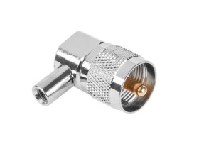 Wtyk UHF-(CB) RG58 skręcany kątowy