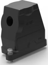 Housing, size HB6, die-cast aluminum, PG16, angled, screw locking, IP68, T1910060116-009