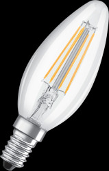 4058075434981 LED candle STAR E14, 6,5 W, 806 lm, 2700 K, filament