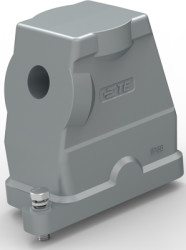 Housing, size HB6, die-cast aluminum, M20, angled, screw locking, IP68, T1910061120-009