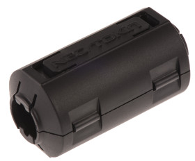 Ferryt pierścieniowy średnica otworu 9mm Elektronika użytkowa otwory: 1 Zatrzaskowe pierścienie ferrytowe Ferryt Tak