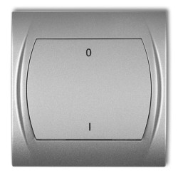 LOGO Łącznik dwubiegunowy srebrny metalik 7LWP-9