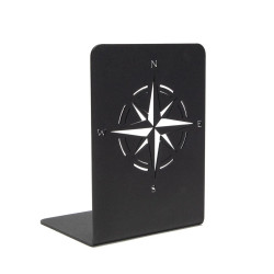 Podpórka do książek metalowa Róża wiatrów