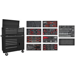 Sealey AP41STACKBCOMBO American PRO&#xAE; Topchest &amp; Rollcab Combination 15 Dr