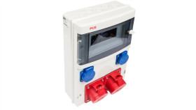 Rozdzielnica Stacjonarna Star 32A/5P 16A/5P 2Xgs Bez Zabezpieczeń Ip44 9016830W