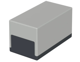 PS enclosure, (L x W x H) 150 x 80 x 80 mm, light gray/graphite gray, IP40, 05445000