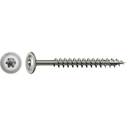 SPAX 0257000801005 Universal Screw 8 x 100mm T-Star Plus Stainless Steel A2 50pc