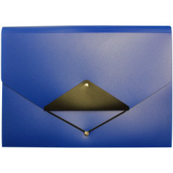 Cathedral Products EXPTFBL 13 Pocket Triangle Flap Expanding File Blue