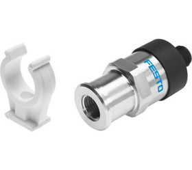 Czujnik ciśnienia Festo Powietrze, Płyn, Gaz 2 bar 30 V dc, IP69K, IP67, IP65 1/4 in G 80 °C