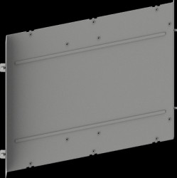 Subdivision, rear field busbar connection, rectangular, sheet steel, (W x H x D) 800 x 400 x 400 mm, 8PQ5000-4BA07